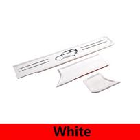 For Land Rover Defender 110 90 130 20-24 ABS Black Car Dashboard Co-pilot Handle Logo Panel Cover Trim Stickers Car Accessories