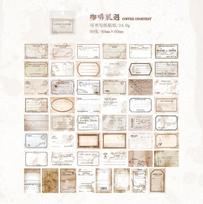 50 pcs INS Label Scrapbooking stickers Diy Planner Diary Album Collage material Hand Account junk journal supplies