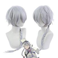 Bungo Stray Dogs Nikolai Gogol Cosplay Costume Hat Wig Season 4 Cloak White Black Uniform Wig Anime Hunter Dogs Halloween Costum XL
