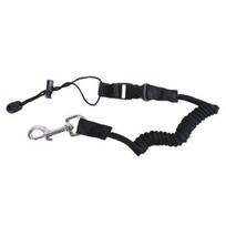 Kayak Canoe Inflatable Boat Paddle Elastic Coiled Leash Cord Oar Rope Tether juoda