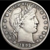 Complete set of 24 Barber antique coins from the United States, Half Dollar vintage copper coins