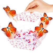 Creative Surprise Flying Butterfly Box Prank DIY Butterfly Explosion Gift Box Party Decorations