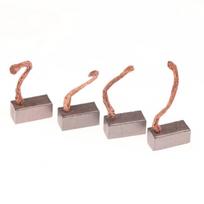 4PCS 6x6x12mm Electric Motor Carbon Brush Power Tool Blower Fan Graphite Brushes DIY Accessories