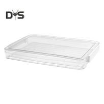 Plastikinė dokumentų laikymo dėžė A4 formato skaidri sukraunama organizatoriaus talpa dokumentams, pažymėjimams, iškarpų albumams, rankdarbiams, meno reikmenims Small