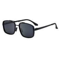 Screwless Polarized Sunglasses Men'S Outdoor Sunscreen Sunglasses Men'S Shades gray
