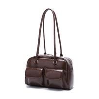 Retro One-shoulder Portable Underarm Bag Oil Wax Leather Bag Double Bag Leisure melsvėmėlis