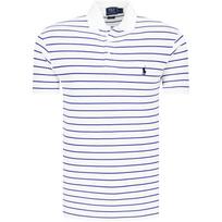 Polo Ralph Lauren Ss24 Pony Logo Embroidered Striped Short Sleeve Polo Shirt Men tops 710795256-002 L