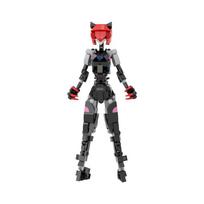 Buildmoc Moteriškas Robotas Mobilus Kostiumas Mergaitė Katės Mergaitės Idėjos MOC Rinkinys Konstruktoriaus Kaladėlės Žaislai Vaikams Vaikų Dovanos Žaislas 231 Vnt Kaladėlės