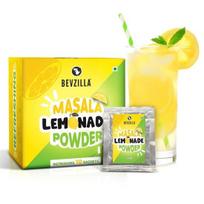 Bevzilla Masala Lemonade Infused with Vitamin C | Handcrafted Instant Drink Premix | Makes Upto 50 Glasses|25*10 Sachets | Easy to Carry