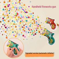 Automatic Inflatable Confetti Cannon for Celebrations: Ideal for Weddings, Parties, and Events Automatic Inflatable Confetti Gun [3 pcs] 16*14cm