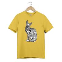 Senovės Egiptas Marškinėliai Unisex Egipto Katė Sfinksas Piramidė Linijinė Grafika Dovana M