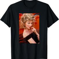 Grease Sandy Black Dress Photo T-Shirt S juoda