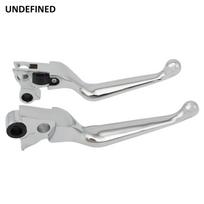 Chrome Motorcycle Brake Clutch Lever Cable Shifter Levers For Harley Sportster XL Touring Road King Electra Glide Softail Dyna sidabras