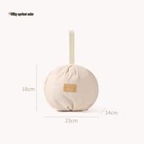 Portable Three-in-One Bra & Underwear Storage Bag with Separate Compartments smėlis