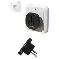 Philips Universal to European Travel Power Adapter CN plug (adapter included)