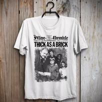 Storas kaip plyta albumas Jethro Tull marškinėliai Ian Anderson Aqualung Po apd... Unisex marškinėliai XXXXL