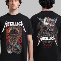 Metallica M72 Melburnas Australija 2025 Renginio Marškinėliai karštas naujas Unisex Marškinėliai XXXL