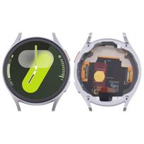 Skirta Samsung Galaxy Watch7 44mm SM-L310/L315 Originalus LCD ekranas su lietimui jautriu sluoksniu, pilnas surinkimas su rėmeliu sidabras