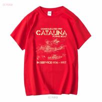 Consolidated PBY Catalina T Shirt Flying Boat Plane Canso aircraft Blueprint long or short sleeves vintage Washed Casual S
