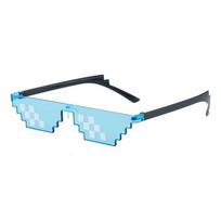 New Fashion Mosaic Women's Sunglasses Super Light Neutral Funny Personality Square Grid Birthday Party Sunscreen Sunglasses W140517WW-