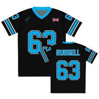 Lenktynininkas GEORGE Nr. 63 RUSSELL Marškinėlio Numeris 63 Grafinis Dizainas T-shirt Unisex Gatvės Stiliaus Vasaros V formos iškirptė 3D Spausdinimo Marškinėliai Anime Marškinėlis Vasaros Viršutiniai Drabužiai XXS mėlyna