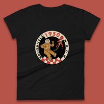 Mėnulio tikslas 1950 Astronautas Tintinas Mėnulio raketė Retro komiksas Kosminis nuotykis Moteriški marškinėliai Vyriški viršutiniai drabužiai Unisex viršus L black