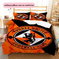 Dundee United FC Raštas Patalynė Namų Dekoras Gimtadienio & Šventės Dovana (1 * antklodės užvalkalas + 2 * pagalvės užvalkalai, be šerdies) 135x200cm