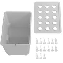 Plastic Hydroponic Box Thicken Planting Container Practical Soil-Free Planting Box  Herb Growing balta