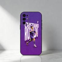 CR7 R-Ronaldo Futbolo Žaidėjas Telefono dėklas Samsung S25,S24,S21,S22,S23,S30,Ultra,S20,Plus,Fe,Note,5G Juodas Dangtelis Samsung S225G