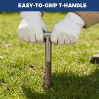 52cm Soil Sampler Stainless Steel Easy to Use Sampling Tool Handheld Core for Yard