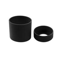 Silicone World 2pcs/set 9.0CM Threaded Silicone Cup Bottom Protective Cover Water Cup Cover 90MM Heat Insulated Cup Sleeve juoda