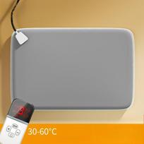 Waterproof Pet Electric Heating Blanket Dog Constant Temperature Anti-leakage Anti-Bite Heater Cat Heating Pad (gray,35x30cm) pilka spalva