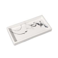 Resin Hand Sanitizer Bottlle Imitation Marble Light Luxury Shower Gel Dispenser Pressing Pump Head with Tray