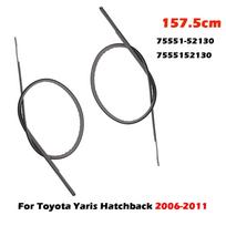 For Toyota Yaris Hatchback 2006-2014 Car Roof Rubber Drip Side Finish Moulding Seal Strip Trim Black 2PCS