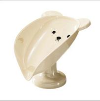 Soap Box Suction Cup Drain Rack Soap Box Homw Bathroom Wash Basin Countertop Soap Box Bathroom Storage Rack Self-Draining