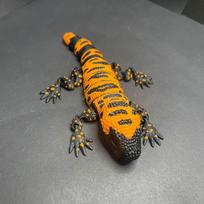 3D Spausdinimo Imitacija Gyvatės Žaislas Sąnariai Judantys Daugiaspalvis Realistiškas Gyvatės Modelis Scenos Dekoracija Ornamentai Vaikų Pažintinis Žaislas oranžinė