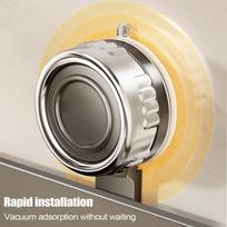 Suction Cup Storage Rack Shower Shelf Organizer Wall Storage Space Saving Solution For Apartment Kitchen Restroom Living Room China Mainland