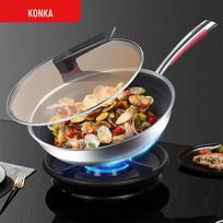KONKA 316 Stainless Steel Non-stick Stir-fry Wok KCG-3009
