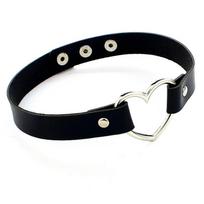 Gothic Choker Necklaces Women Girls Rivet Leather Necklace Rock Kpop Punk Neck Collars Black Choker Necklace Cool Collar