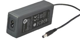 Posc12500D-C8: Posc 12V/5A/60W, Desktop, Gniazdo Ac: Iec C8, Wtyk Dc:2.1/5.5 Prosty (+)