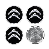 4 vnt. 60 MM ratlankio centriniai dangteliai Ratlankio centrinio dangtelio apdanga Citroen C4 C5 C3 C2 C1 C4L C6 Picasso Saxo C-ELYSEE VTS 60MM juoda