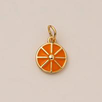 1pc plated gold pendant, elegant and luxurious style, DIY jewelry accessories