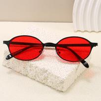 Hong Kong Style For Ladies' Sun Glasses Oval Shaped Shape UV 400 Protection Protection For Gents' Sun Glasses Holiday Travelling Glasses for For