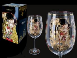Kieliszek Do Wina Gustav Klimt Pocałunek Szklany Kieliszek Prezent 1