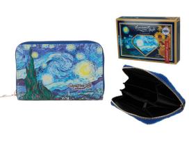 Portfel Damski Na Suwak Portmonetka Van Gogh Gwiaździsta Noc Carmani