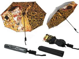 Parasol Automatyczny Składany Gustav Klimt Pocałunek Drzewo Carmani