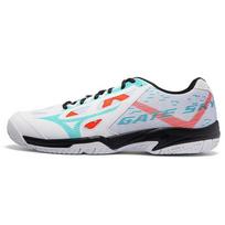 Mizuno Gate Sky Plus Low Top Badminton Shoes Unisex White Blue Orange 71GA204034 40