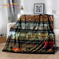 Metal Slug Classic Retro Game Cartoon Soft Flannel Blanket for Beds Bedroom Sofa Picnic,Throw Blanket for Cover Outdoor Leisure 75x90cm