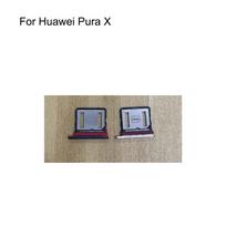 For Huawei Pura X Sim Card Holder Tray Card Slot For Huawei PuraX Sim Card Holder juoda