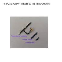 For ZTE Axon 11 ZTEA2021/H Power Flex Cable Ribbon Power On Off Button Key For ZTE Blade 20 Pro Volume Flex Cable Replacement Volume key Black